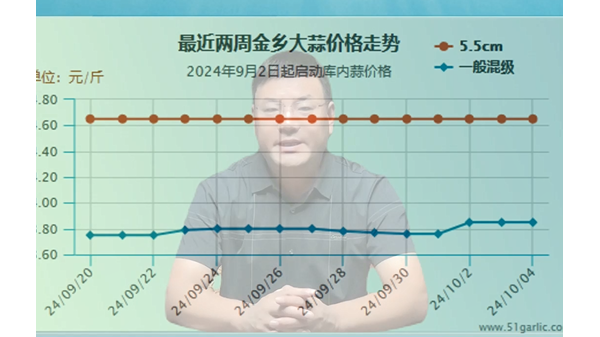 蒜價猛然上漲、能否再接再厲 (633播放)