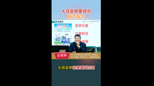 大蒜苗期要提前防治凍害 (675播放)